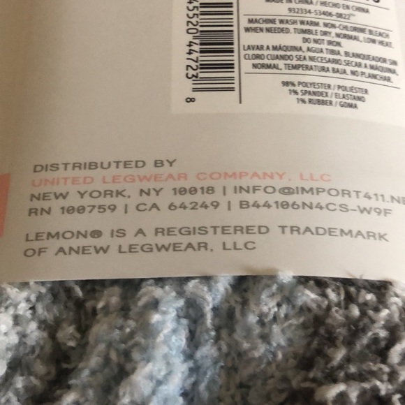 LEMON 4 PAIRS COZY SOCKS - Picture 9 of 9